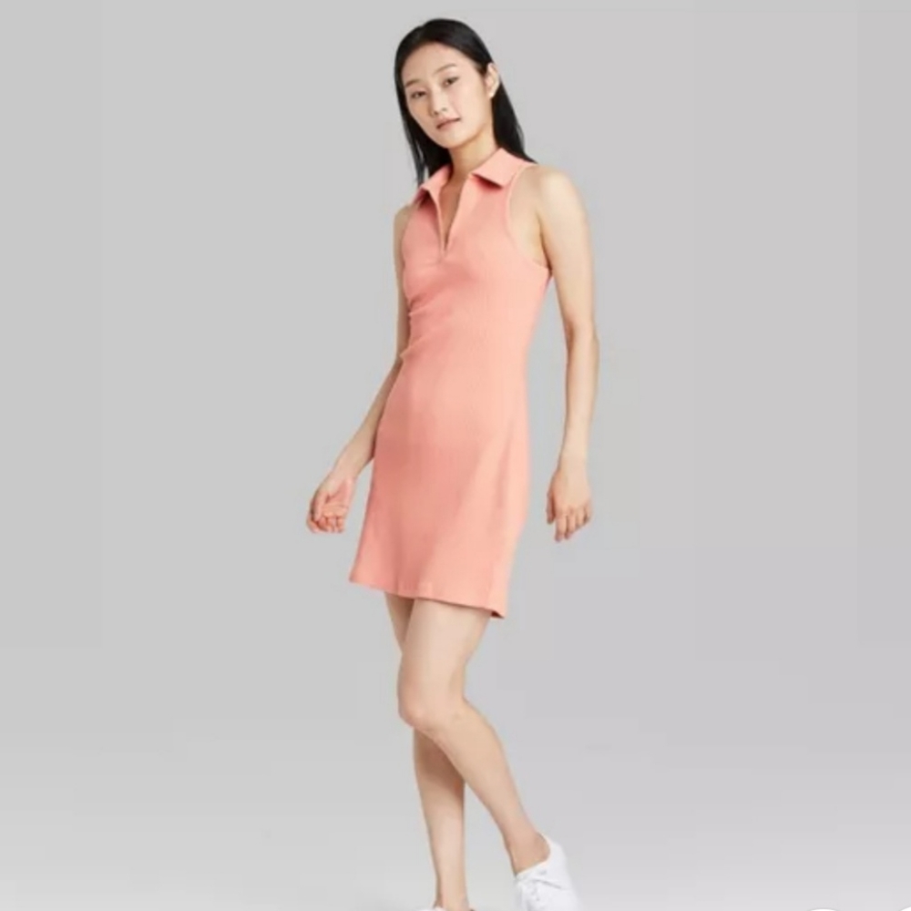 Wild Fable bodycon polo dress XS